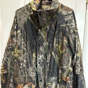 Remington men, large vintage, camo hunting jacket